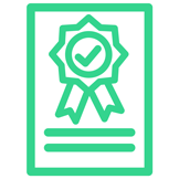 icono Formación Oficial para obtener el Certificado y Carnet del Curso de Manipulador de Alimentos online